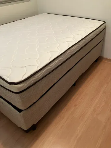 Cama Box Casal Ortobom - Excelente estado de conservação