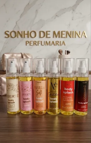 Body Splash inspirados na Virgínia