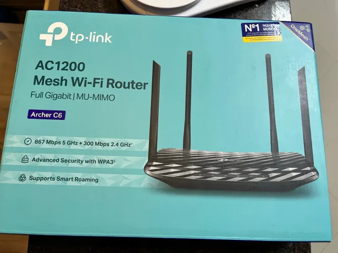 Roteador TpLink AC1200 Mesh Wi Fi Archer C60