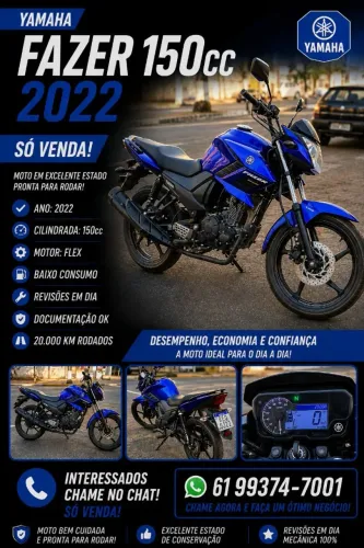 Yamaha 2022 zera de tudo só transferi