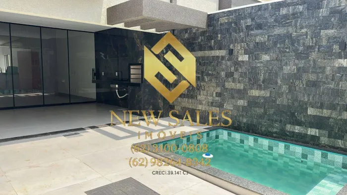Casa- 3 quartos, 1 suíte, 111m², piscina, área gourmet- Recanto do Bosque