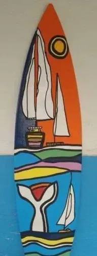 Em 2006 Lousada lam?a Coleção Arte Pranchas Recicládas