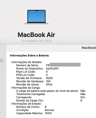 MacBook Air M4 16Gb 256Gb