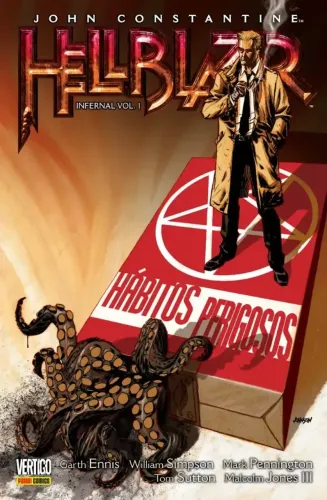 Livro Hellblazer Infernal - Volume 01, de Ennis, Garth. Editorial Panini Brasil LTDA, tapa