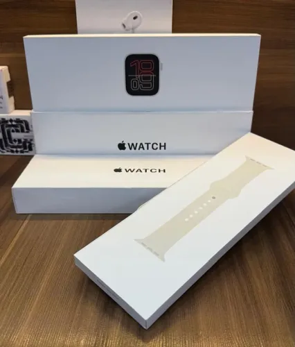Apple Watch Se 3 40mm Estelar lacrado garantia Apple 1 Ano