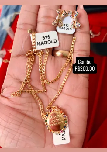 Joias magold Na etiqueta Tudo Por R$550