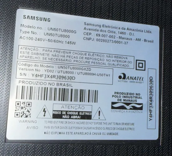Vende-se TV Samsung Smart TV Crystal UHD 4K LED 50