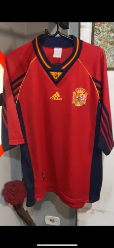 CAMISA SELECAO ESPANHA ADIDAS COPA 1998 FRANÇA
