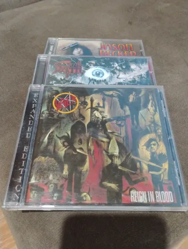 Lote 3 CDs METAL Importados (Slayer, Death,Jason Becker) IMPECÁVEL