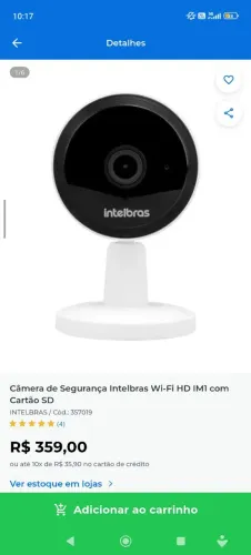 Vende-se câmera de segurança