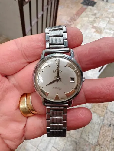 Antigo Relógio Lanco Automático Swiss Made 25 Jewels - Raridade!!!!