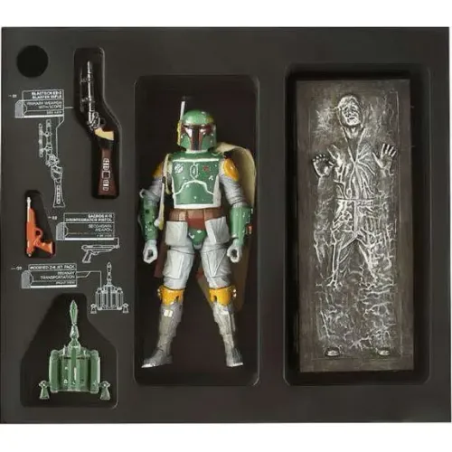 Star Wars Black Series Boba Fett & Han Solo in carbonite