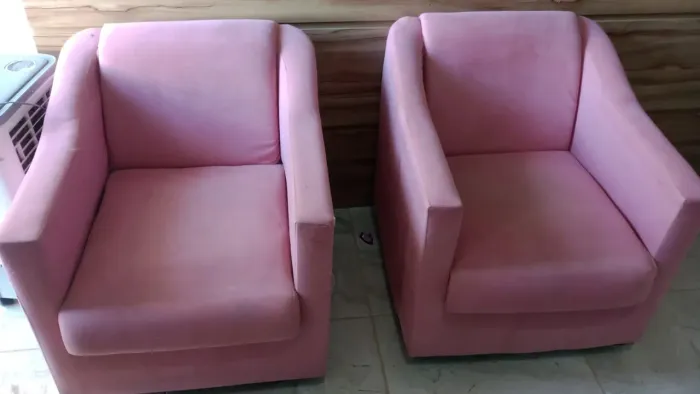 Vendo poltronas rosa 