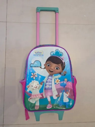Mochila de Rodinha Infantil Doutora Brinquedos