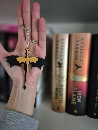 Chaveiro - inspirado no livro quarta asa