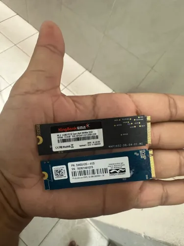 DOIS NVME 512gb funcionando 100% 