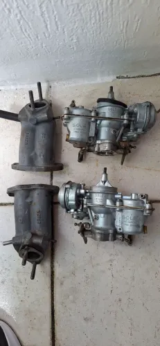 Conjunto Dupla Carburação fusca 1600