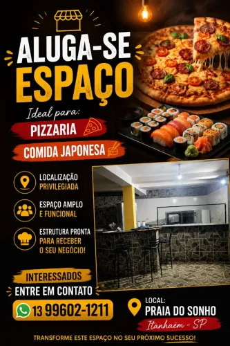 Aluga se salao comercial