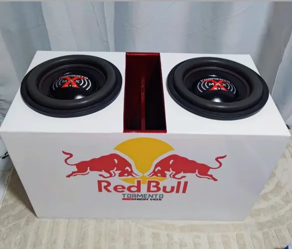 CAIXA PROJETADA 2 SUBS TORMEMTO 1000RMS NOVO