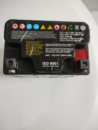 BATERIA SEMI NOVA 7AH