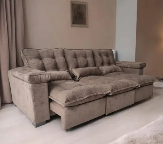 Sofa retrátil com pillow top // A pronta entrega 