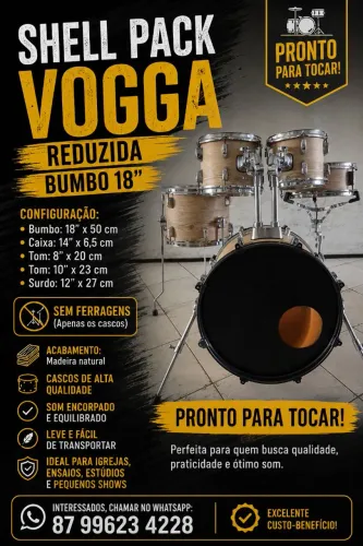 Bateria Shell pack Vogga reduzida Bumbo 18 em excelente estado