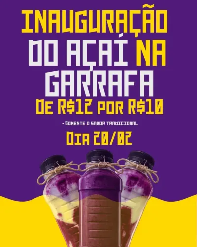Vitamina de açai