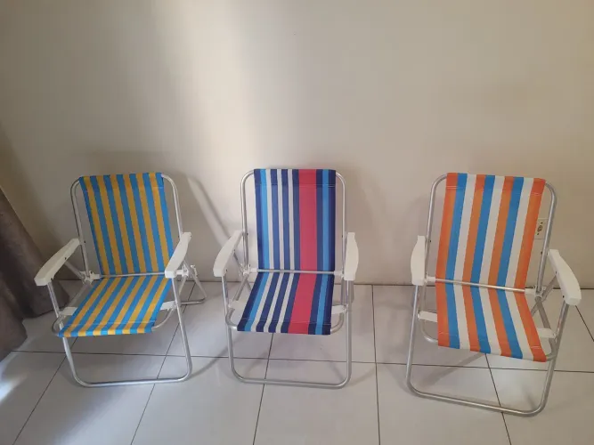 Cadeira de Praia em Alumínio 