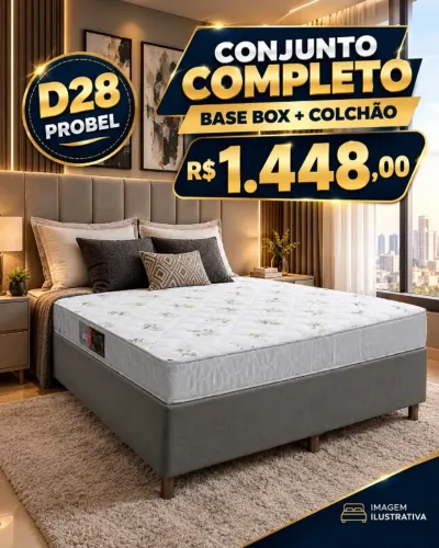 Cama box D28 A Pronta entrega - Qualidade superior