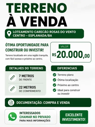 Vendo Terreno
