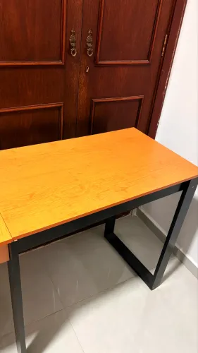 Mesa Escrivaninha De Canto Em L Cor Preto Canela