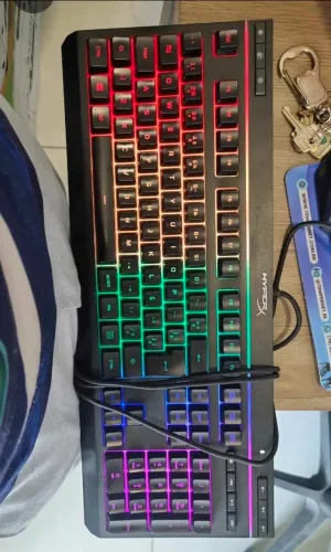 Teclado hyper colorido leds