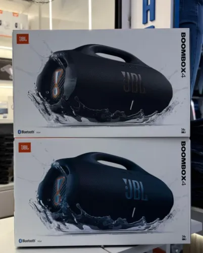 JBL Boombox 4 PRETA - Som Potente e Portátil