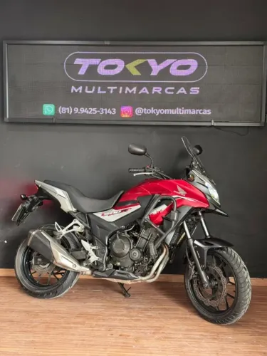 HONDA CB 500X VERMELHA 2018