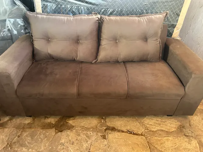 Sofá novo 3 lugares preço de fábrica!