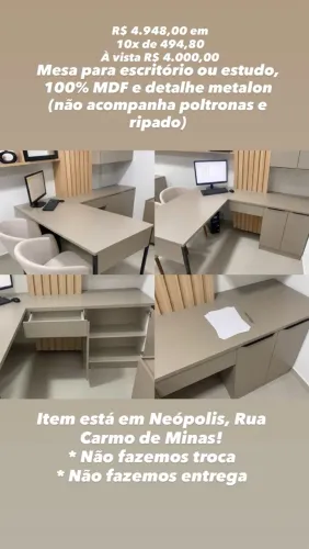 Mesa para escritório ou estudos