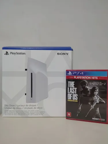 Unidade de disco original Sony ps5 silm/pro + jogo mídia física