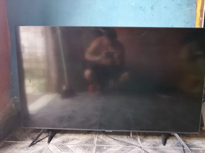 Samsung Smart TV 55" 4K - Liga e Funciona, Com Defeito na Tela