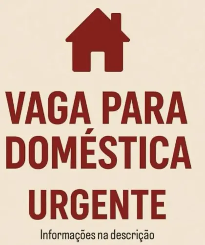 Urgente ! Domestica