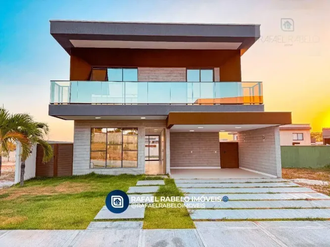 Casa duplex com 05 suítes à venda em Eusébio | Condomínio Vert Natureza.