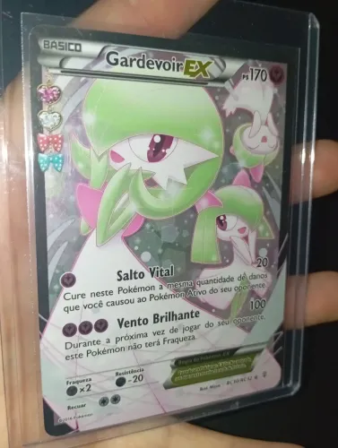 Carta Pokemon Gardevoir EX 2016 Original em Perfeito Estado NM
