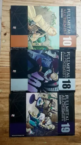 Mangás fullmetal (Leia a descrição)