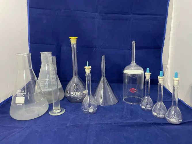 Lote Vidraria para Laboratório