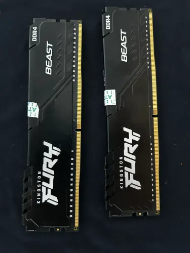 Kit memória ram fury beast 16gb(2x8gb)