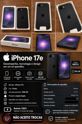 IPHONE 17e - Black - 256Gb