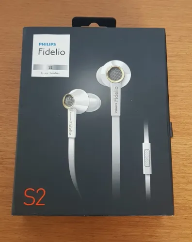 Fone In-Ear Philips Fidelio S2 - Hi-Fi Premium - Completo na Caixa