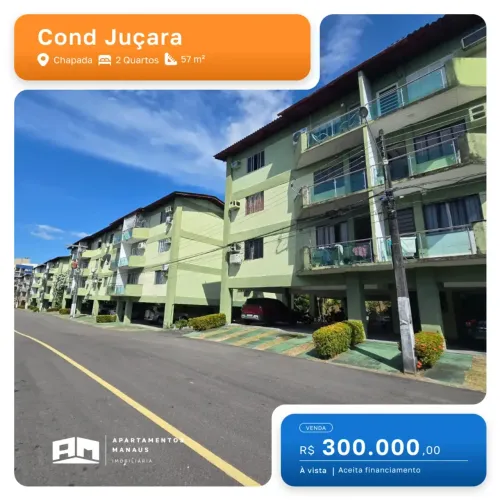 Cond Juçara 2 Quartos e Varanda Chapada