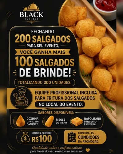 Kit Confraternização salgados 