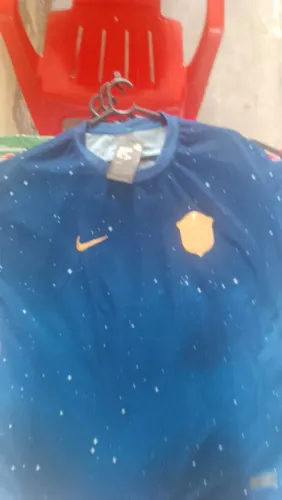 Camisa do Brasil - Azul com estrelas, escudo maravilhoso