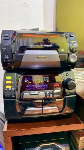 Mini system Panasonic SA Ak 71 este anúncio é só do aparelho